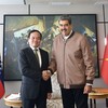 越南政府副总理陈流光与委内瑞拉总统尼古拉斯·马杜罗·莫罗斯。
