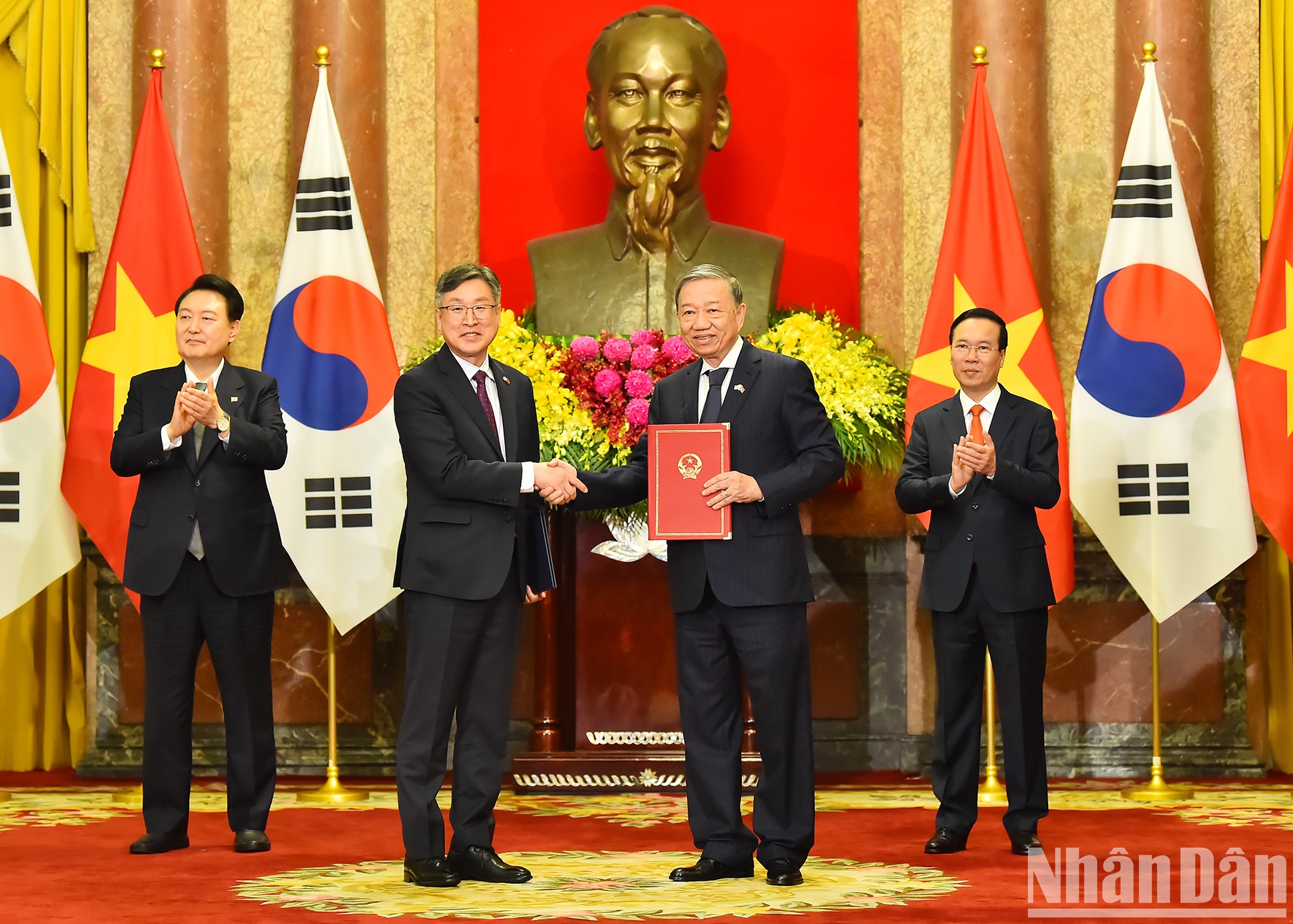 越南与韩国在许多重要领域中开展合作【组图】