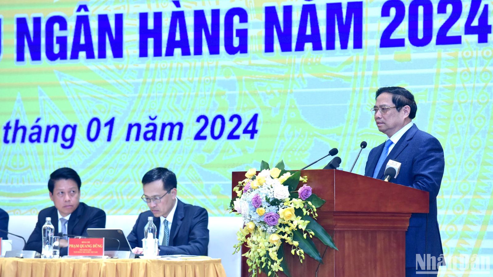 越南政府总理范明正出席2024年银行部门任务部署会议【组图】