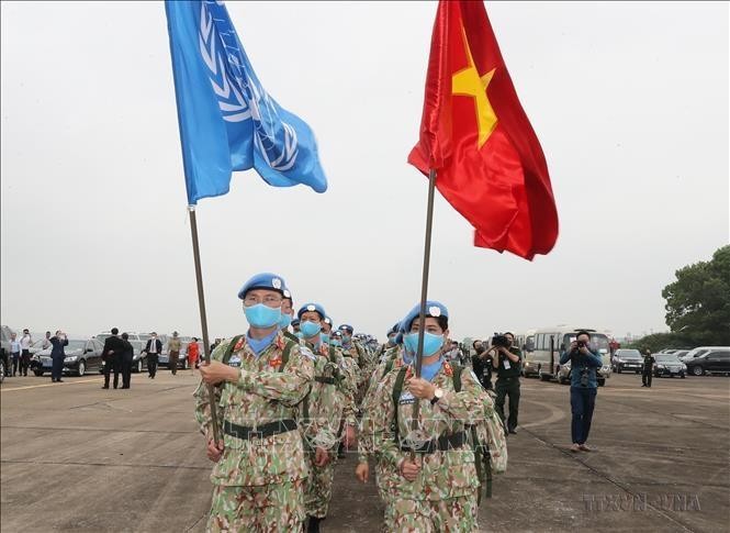 越南积极参与联合国维和行动。