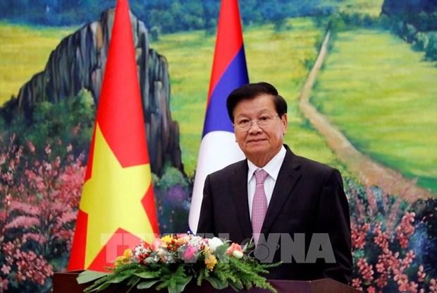 老挝人民革命党中央委员会总书记、国家主席通伦·西苏里。（图片来源：越通社）