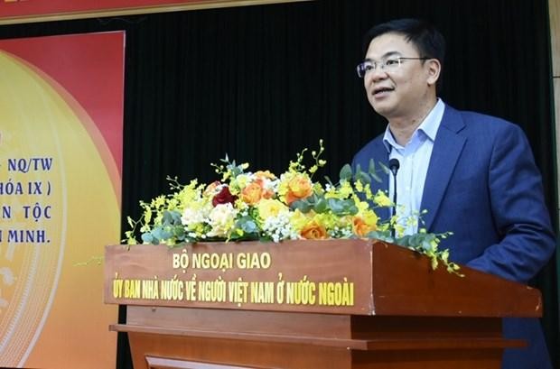 越南外交部副部长、旅外越南人国家委员会主任范光校。（图片来源：越通社）