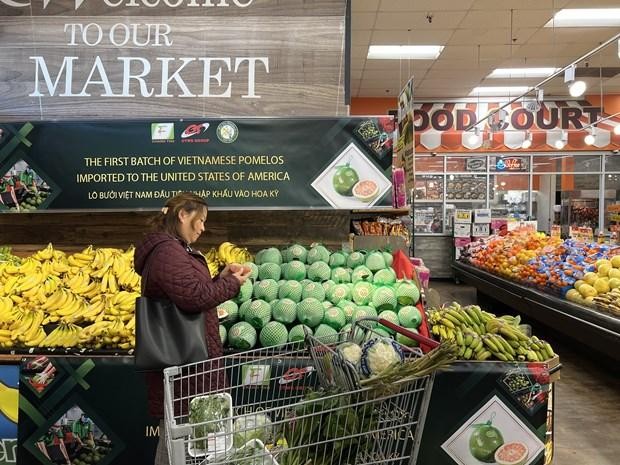 美国超市已上架槟椥省柚子。