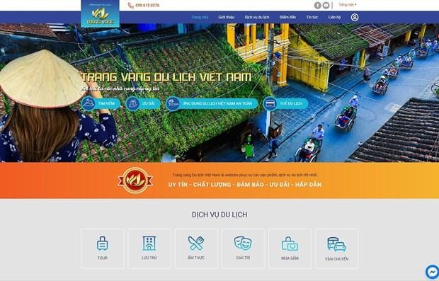 越南旅游总局旅游攻略网站https://trangvangdulichvietnam.vn/（屏幕截图）。