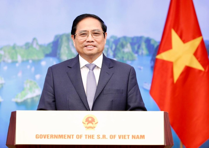 越南政府总理范明。（图片来源：VGP）