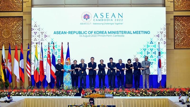 越南和柬埔寨为东盟-韩国外长会议作出积极贡献。（图片来源：外交部）