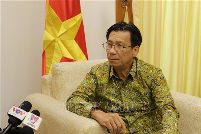 越南驻印尼大使谢文通。（图片来源：越通社）