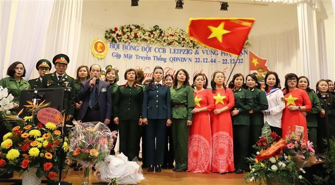 越南人民军建军78周年纪念活动在莱比锡市及附近地区举行。（图片来源：越通社）