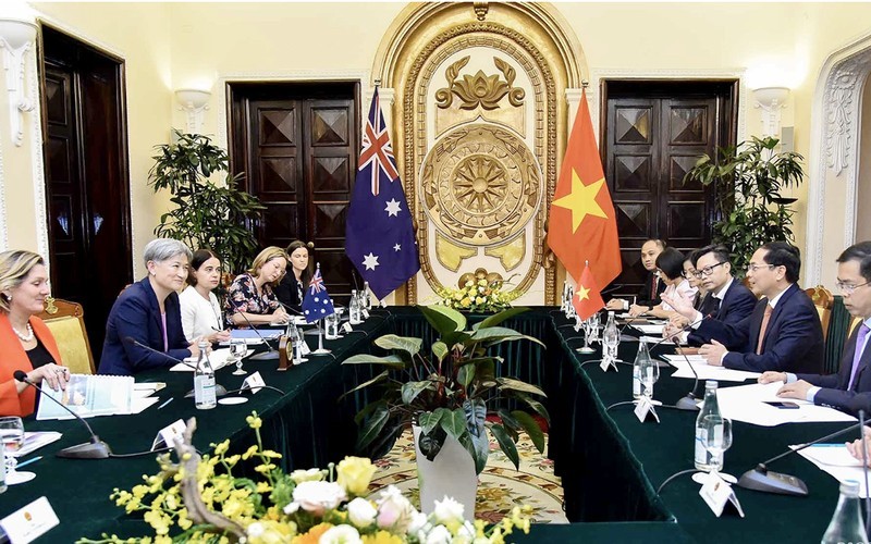 越南与澳大利亚保持高级和各级代表团互访频繁。（图片来源：外交部）