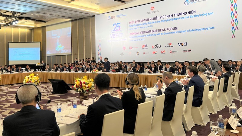 2023年越南企业年度论坛场景。