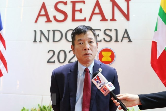 东盟高官会越南代表团代团长武胡大使。