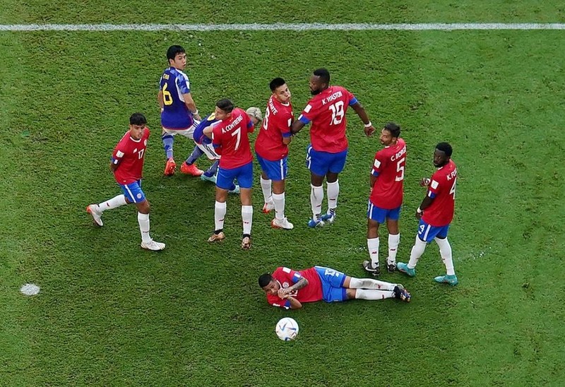 哥斯达黎加后防线比赛中表现不俗。