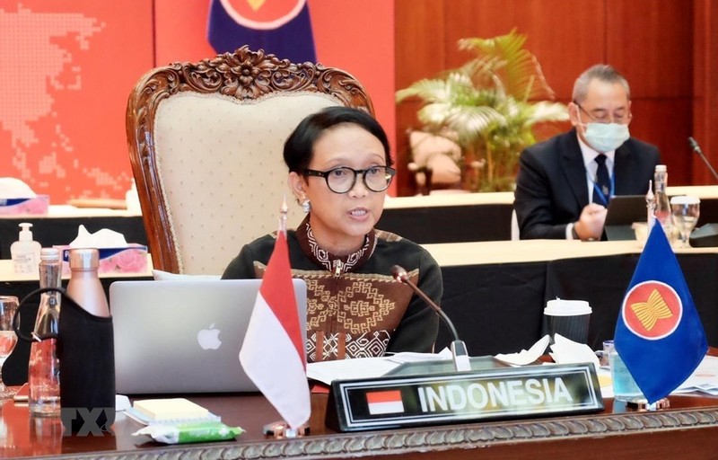 印度尼西亚外交部部长蕾特诺·马苏蒂。