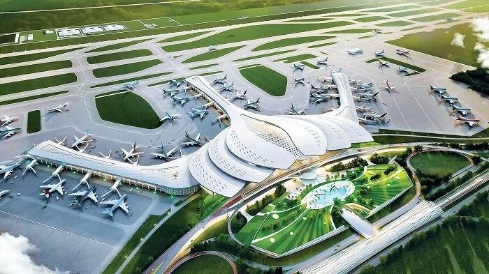 附图：隆城国际机场设计效果图。