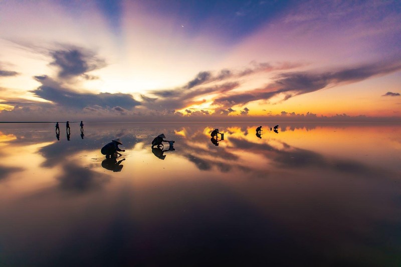 越南太平省的无边界之海。（段玉英 摄）