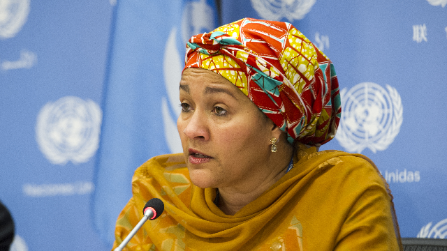 联合国副秘书长阿米娜 • 穆罕默德。