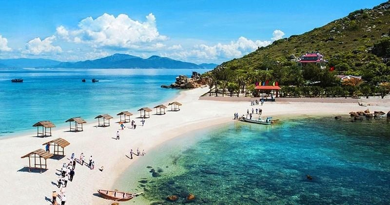 附图：越南海滩之美。