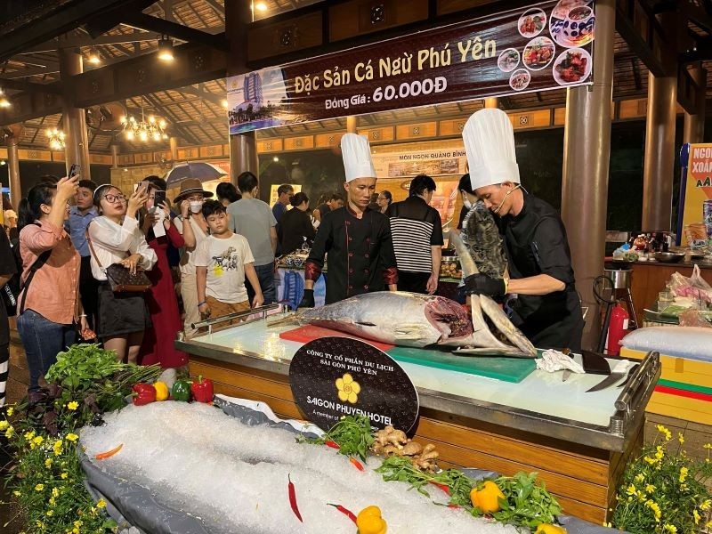 “2022年西贡旅游集团美食—饮食文化节“的展位。