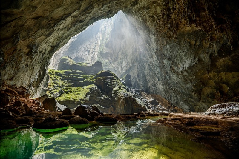 山洞洞穴之美。