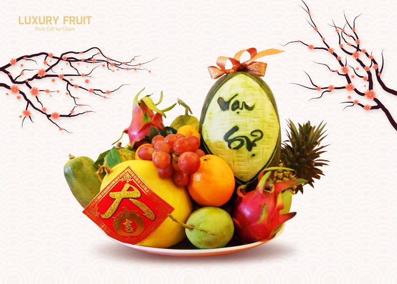 越南外形奇特的水果给春节增添色彩【图表新闻】