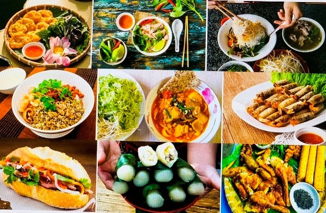 越南美食。