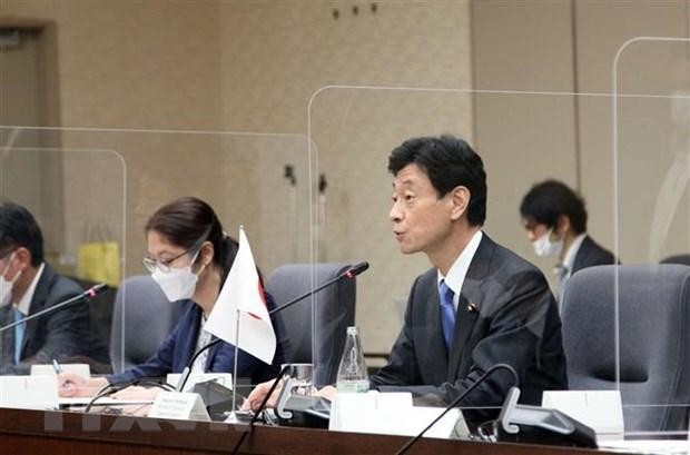 日本经济再生大臣西村康稔。图片来源：越通社