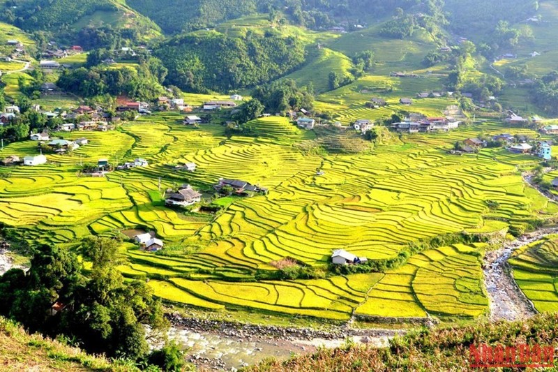 梯田——越南西北地区的文化特征。