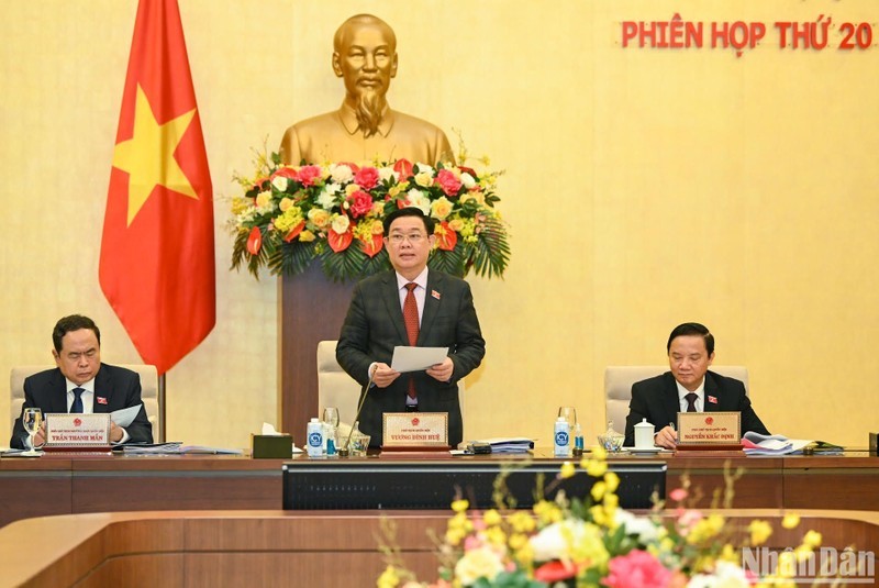 越南国会常务委员会第二十次会议。