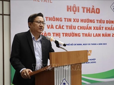 胡志明市投资贸易促进中心副主任阮俊。