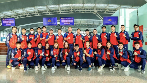 越南体育代表团。