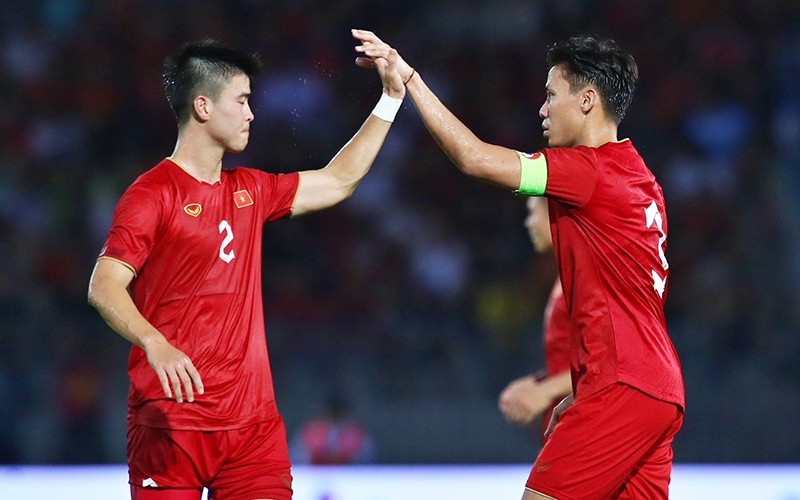 越南队在与中国香港队的友谊赛中以1-0获胜。