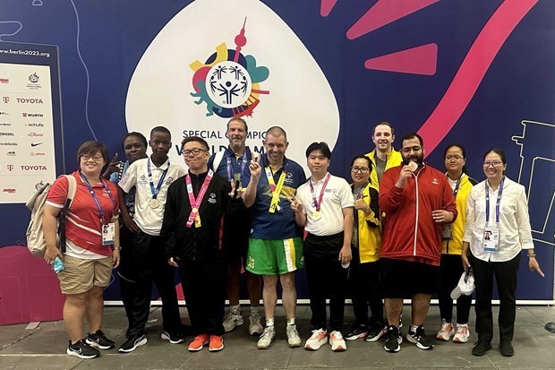 越南体育代表团在德国特奥会上夺得首枚金牌。