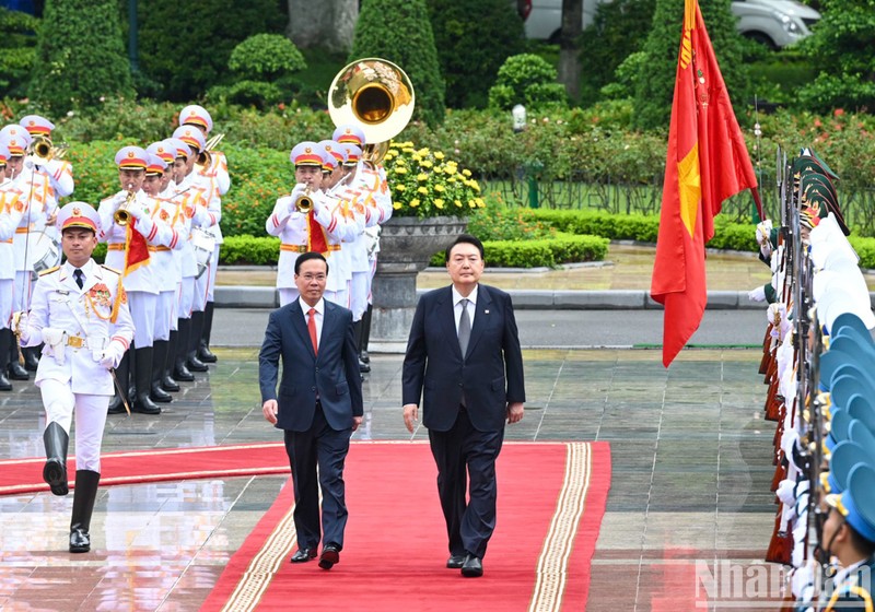 韩国总统尹锡悦于6月22日至24日对越南进行的国事访问。