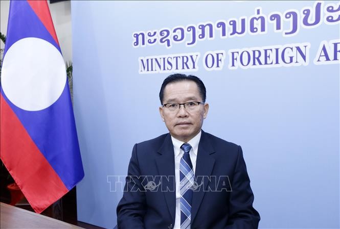 老挝外交部副部长通潘•萨万发特。（图片来源：越通社）