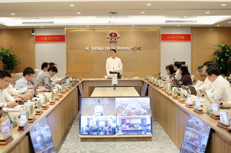 越南通信传媒部在2023年第三季度国家管理交班会议上对外公布通信传媒领域的技术地图。