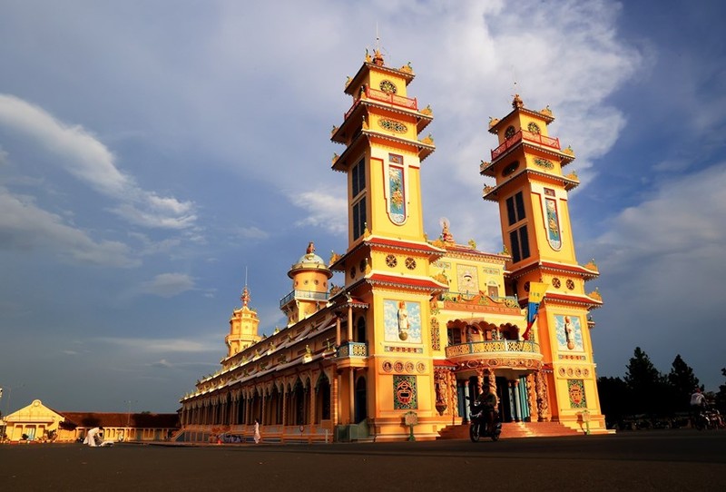 西宁圣座—越南宗教建筑杰作，充分反映世界上各主要宗教的融合。（图片来源：越通社） 