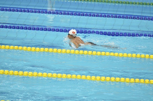 游泳运动员黎进达。（图片来源：越通社）