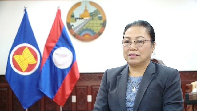 老挝驻越南大使坎葆·恩塔万。（图片来源：VGP）