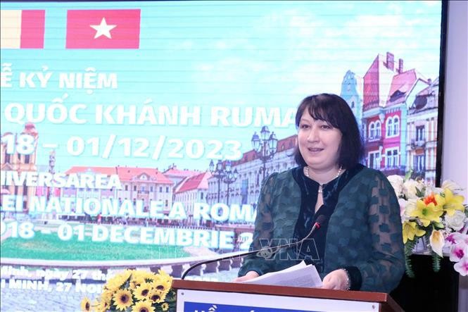 罗马尼亚驻越南大使克里斯蒂娜·罗米拉。（图片来源：越通社）