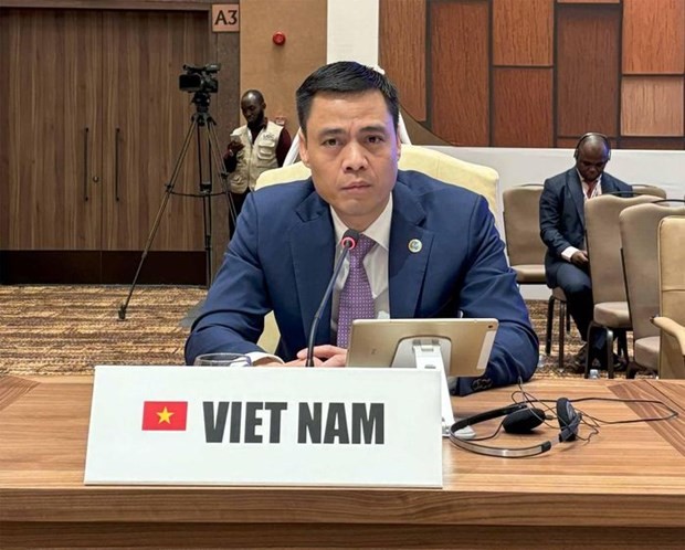 越南驻联合国代表团团长邓黄江大使。（图片来源：越通社）