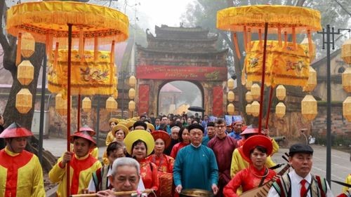  “辞旧迎新”仪式在升龙皇城举行。