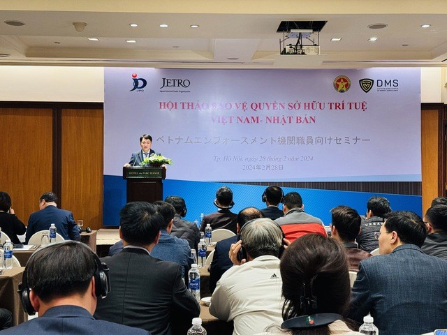 “越南-日本知识产权保护”研讨会。（图片来源：VGP）