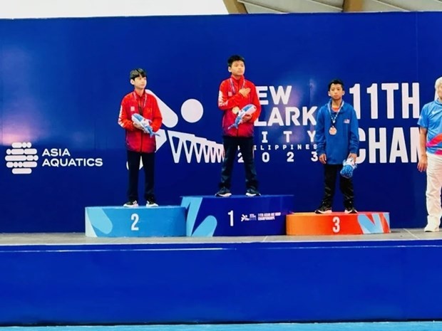 越南摘下2024年亚洲青少年跳水锦标赛的金牌。
