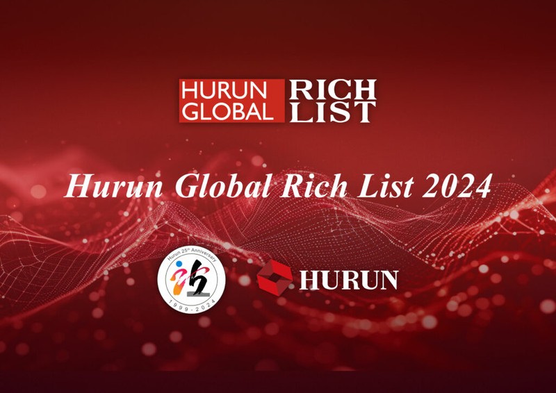 《2024胡润全球富豪榜》由胡润研究院发布。