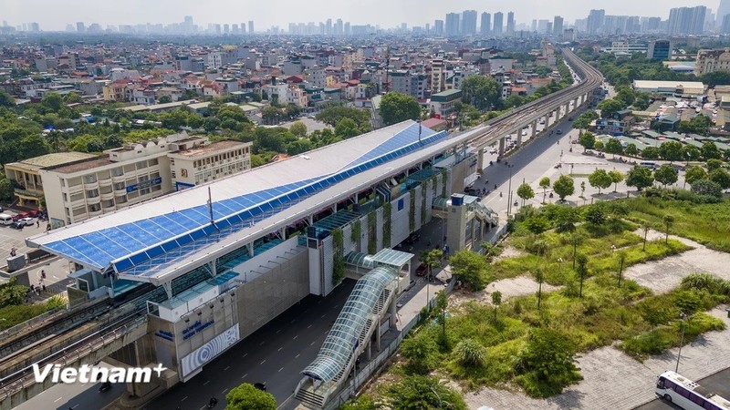 截至目前，仁—河内火车站高架地铁段的各标段施工方面满足了设计要求。