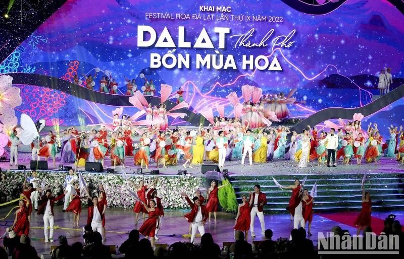 2022年第九届大叻花卉节拉开帷幕。