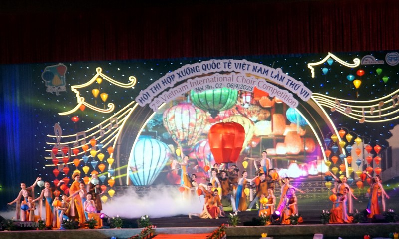 越南国际合唱比赛中的一个节目。