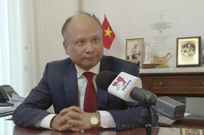 越南驻法国大使丁全胜。（图片来源：越通社）