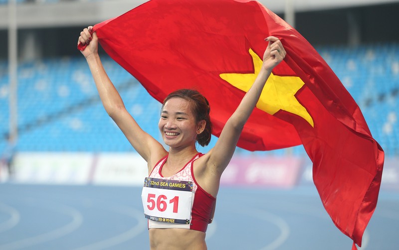 越南运动员阮氏莺。