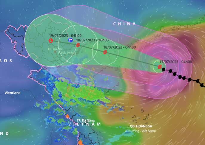 第1号台风主要向西北方向移动。